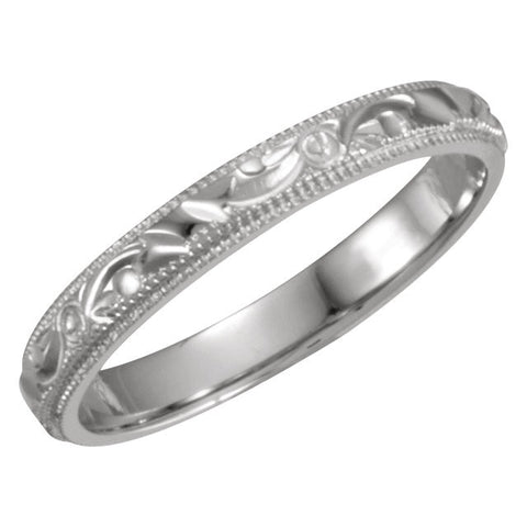 Band > 3mm > Hand-Engraved