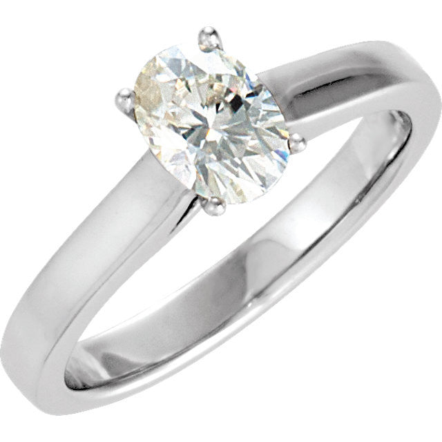 Ring > Engagement > Moissanite & Diamond > Created