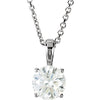 Necklace > 18" > Diamond > CTW > 1