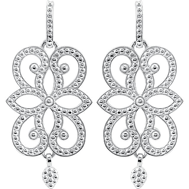 Backs > with > Earrings > Dangle > Fashion > Design > Granulated