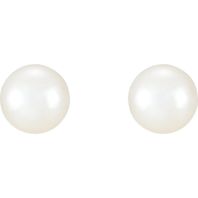 Earrings > Pearl > Cultured > Freshwater > 9.5-10mm