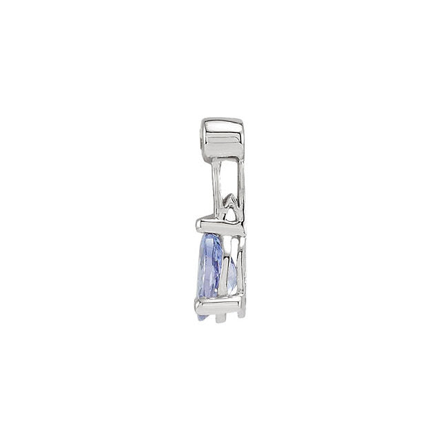 Pendant > Tanzanite & Diamond > Genuine
