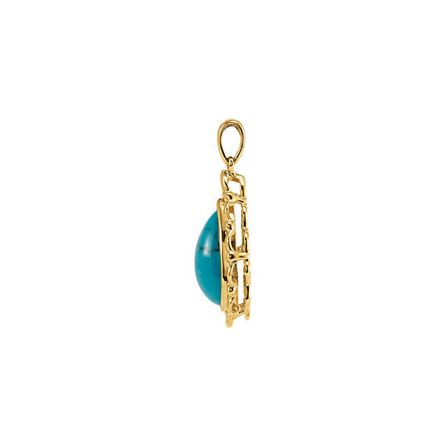 Pendant > Turquoise > Chinese > Genuine