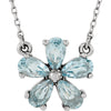 Necklace > 16" > Sapphire > Pink > Created > Chatham®