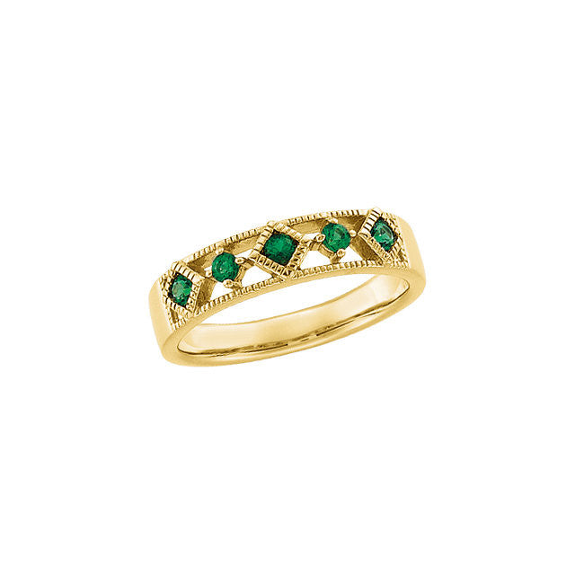 Band > Anniversary > Emerald > Genuine