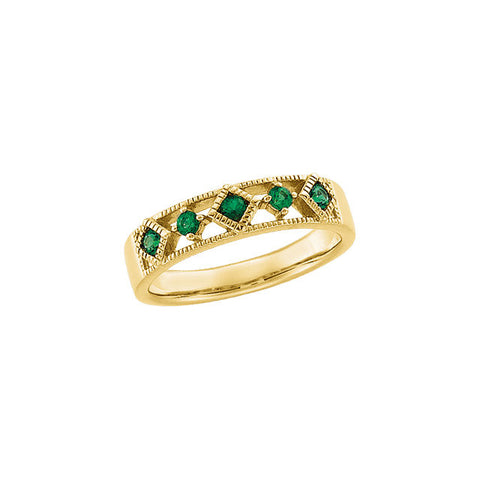 Band > Anniversary > Emerald > Genuine