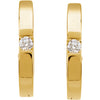 Earrings > Hoop > Diamond > .07 CTW