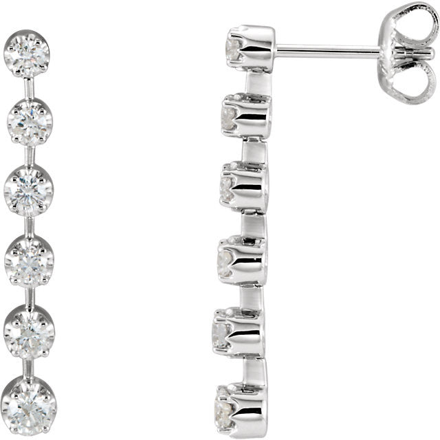 Earrings > Diamond > CTW > 1