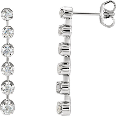 Earrings > Diamond > CTW > 1