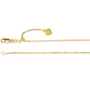 Chain > 22" > Cable > Adjustable > 1mm
