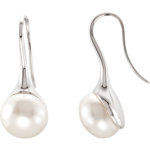 Earrings > Dangle > Pearl > Freshwater > 12-13mm