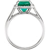 Ring > Diamond > .055 CTW > & > Topaz > Blue > Swiss
