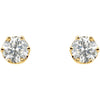 Earrings > Stud > Post > Threaded > Diamond > CTW > 1