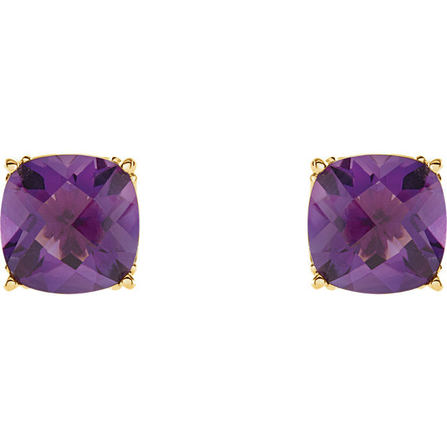 Earrings > Amethyst > Genuine