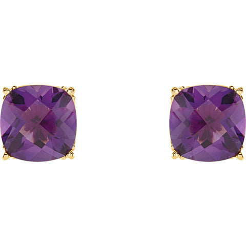 Earrings > Amethyst > Genuine