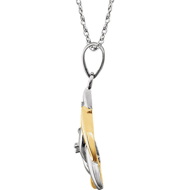 Pendant > Celtic > Two-Tone > 14kt