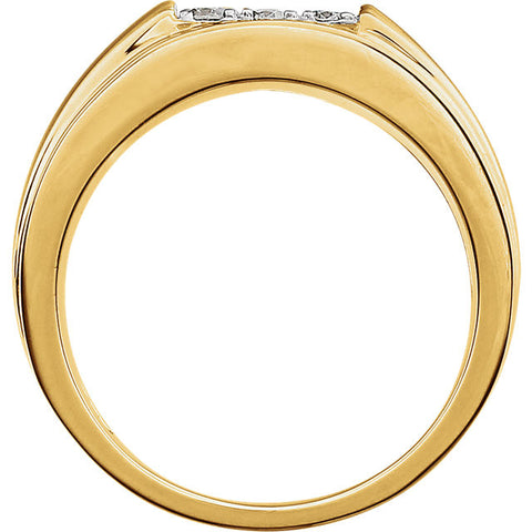 Ring > Men's > Diamond > 1/2 CTW > Two-Tone > 14kt
