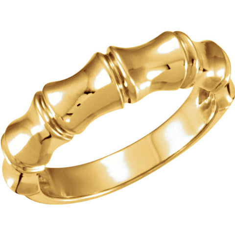 Band > Tapered > Design > Bamboo > Ladies > 5mm