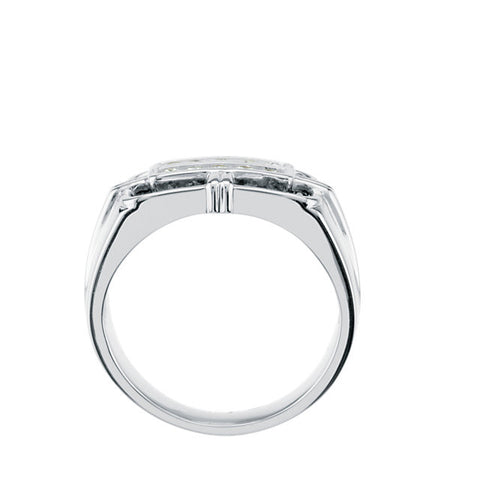 Ring > Diamond > Black & White > Men's > 3/4 CTW