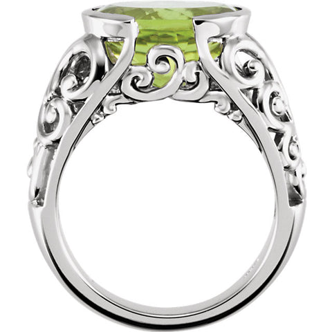 Ring > Peridot > Genuine