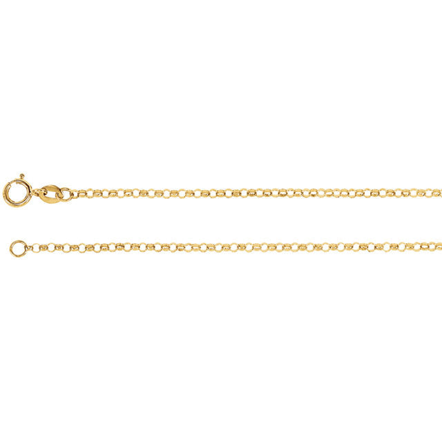 Chain > 16" > Rolo > Belcher > Hollow > 1.5mm