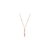 Necklace > 17" > Quartz > Clear