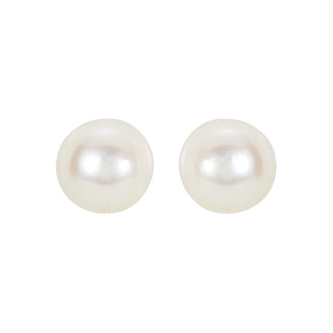 Earrings > Pearl > Cultured > Akoya > White > 6mm