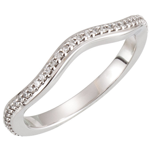 Band > Engagement > Diamond > 1/10 CTW > Silver > Sterling