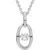 Necklace > 18" > Diamond > CT > .16