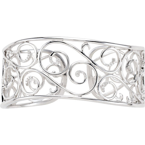Bracelet > Cuff > Diamond > 1/4 CTW