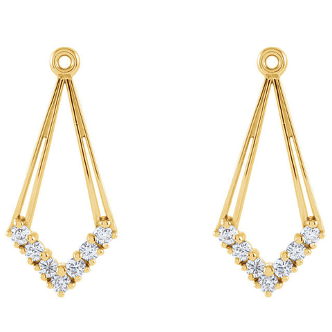 Jackets > Earring > Diamond > 1/4 CTW