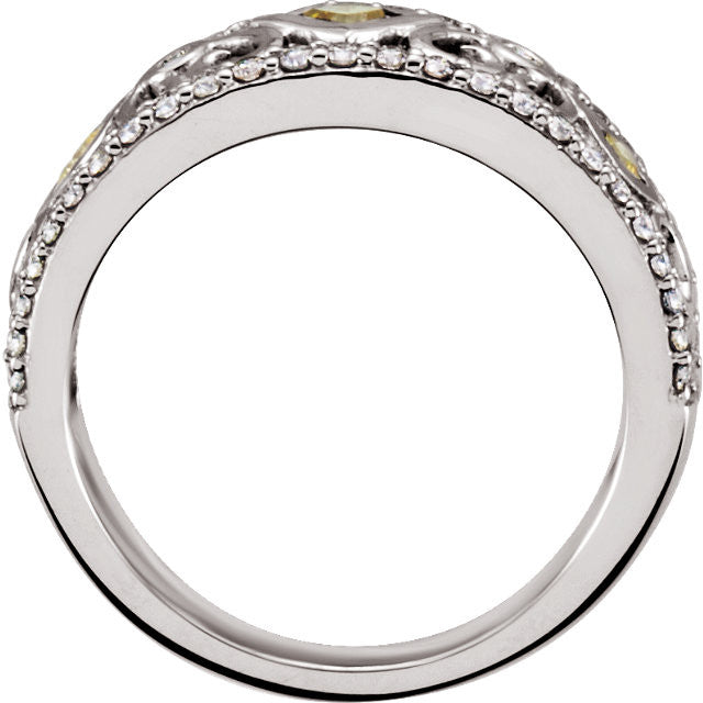 Ring > Diamond > CTW > 3/Sapphire & 3 > Yellow