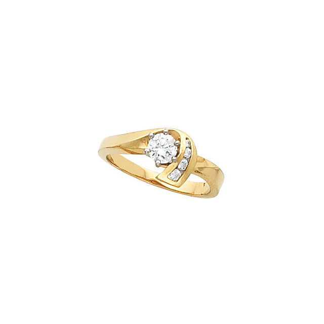 Ring or Band > Engagement > Semi-mount