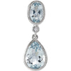 Pendant > Diamond > .006 CTW > & > Aqua