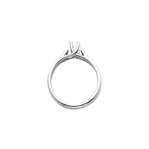 Center > CZ > with > Ring > Engagement > Solitaire > Woven > 4.1mm
