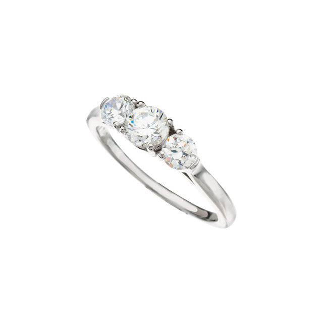 Ring > Engagement > Semi-mount > 3-Stone