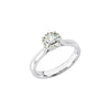 Ring > Engagement > Cluster > Halo-Styled > Diamond > 1/5 CTW > Silver > Continuum