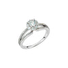 Ring > Engagement > Cluster > Halo-Styled > Diamond > 3/4 CTW