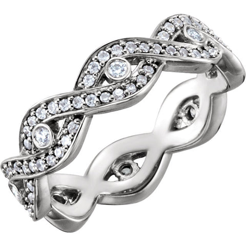 Band > Eternity > Diamond > 5/8 CTW.*Multiple Diamond Cuts and Weights available*