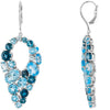 Earrings > Back > Lever > Topaz > Blue > Swiss & London > Sky,