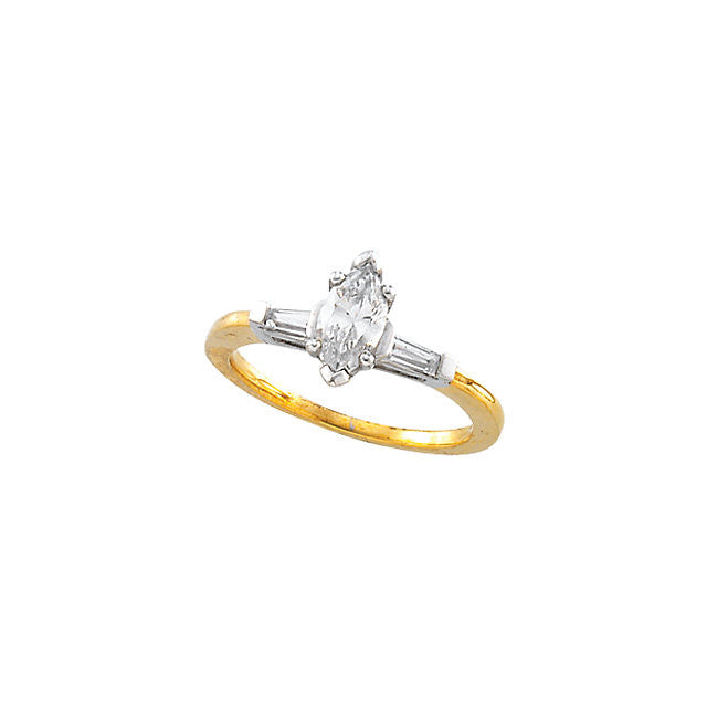Ring or Band > Engagement > Semi-mount