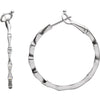 Earrings > Hoop > Inside/Outside > Diamond > 1/2 CTW