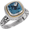 Ring > Garnet > Brazilian > Cushion > 10mm