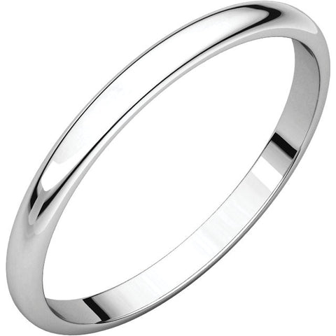 Band > Light > Round > Half > 2mm