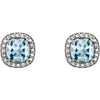 Earrings > Diamond > CTW > 1/Topaz & 1 > Blue > Sky