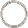 Bezel > Steel > with > Band > Ridged > Diamond > .05 CTW