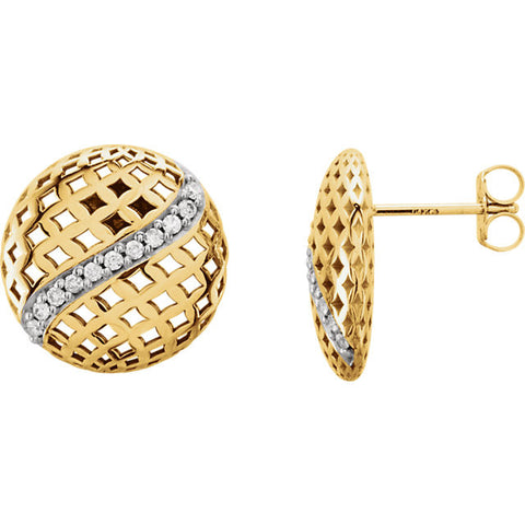 s > Button > Diamond > 0.22 CTW > Yellow > 14kt