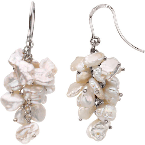 Earrings > Pearl > Keshi > Cultured > Freshwater