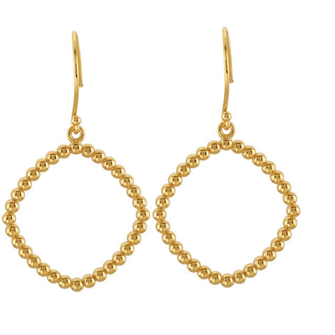 Earrings > Square > Beaded > 21.5x21.5mm