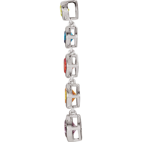 Pendant > CZ > Multi-color